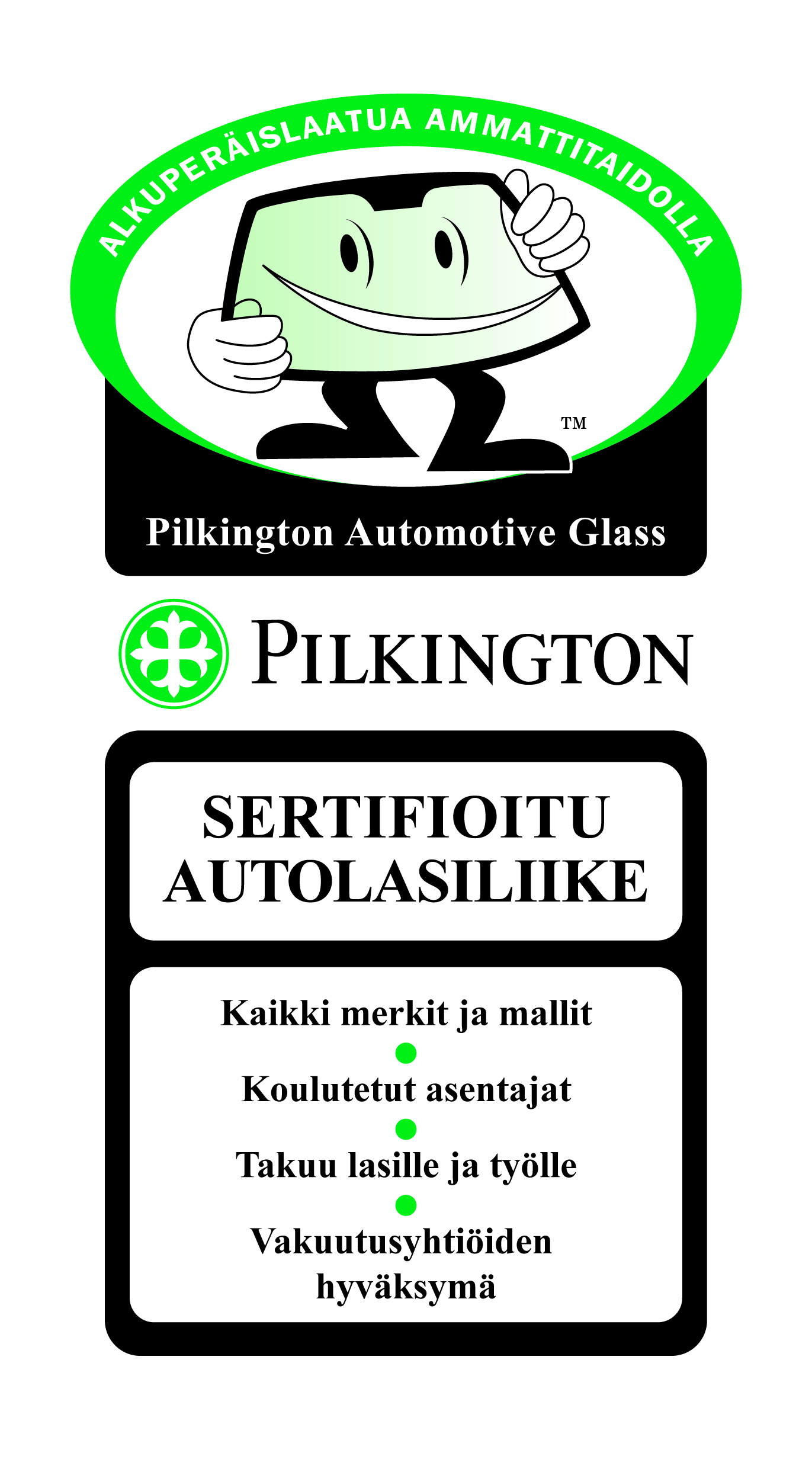 pilkington sertifioitu